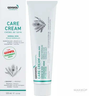 Бальзам для ног Gehwol Fusskraft Green освежающий, для потеющих стоп, 125 мл