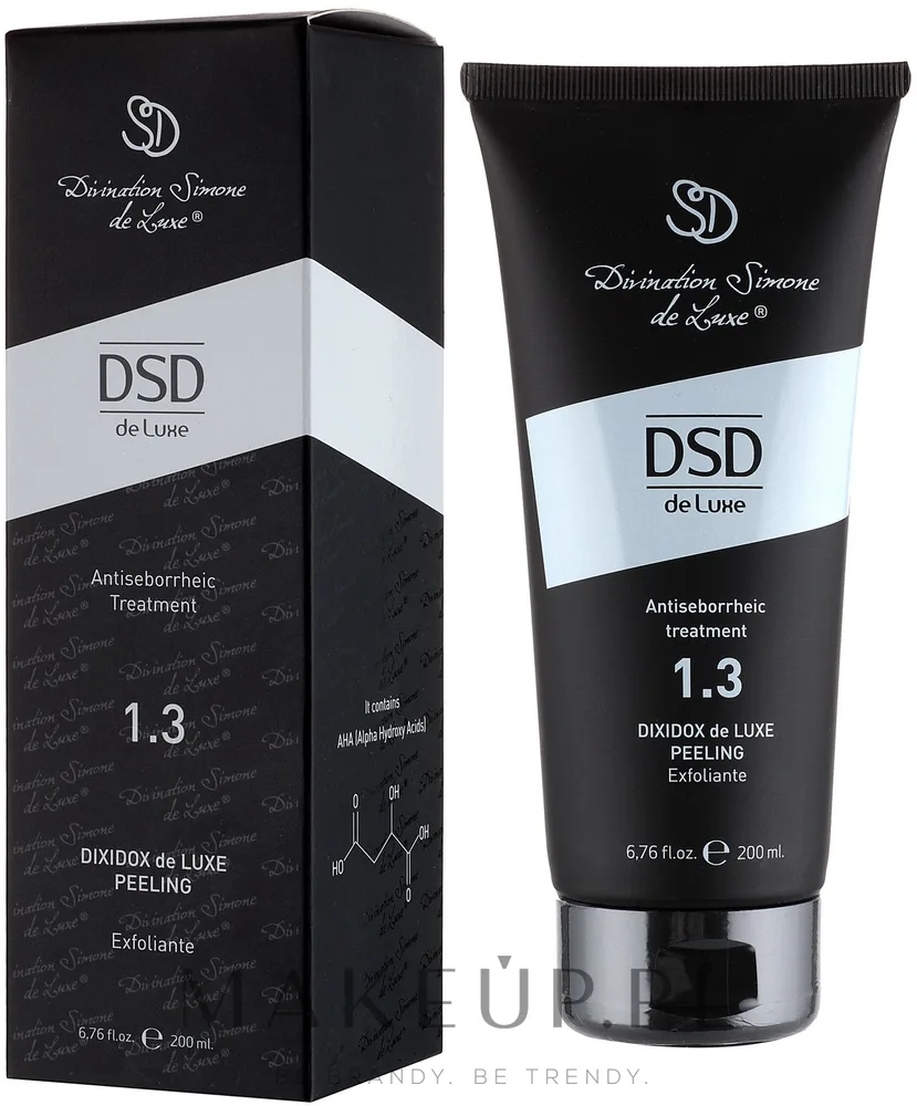 Simone DSD De Luxe Dixidox DeLuxe 1.3 N пилинг для кожи головы, скраб с фруктовыми кислотами и абрикосовой косточкой