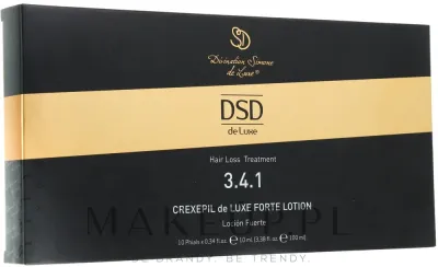 Лосьон для волос Simone DSD De Luxe Crexepil Forte в ампулах с кофеином 10 х 10 мл
