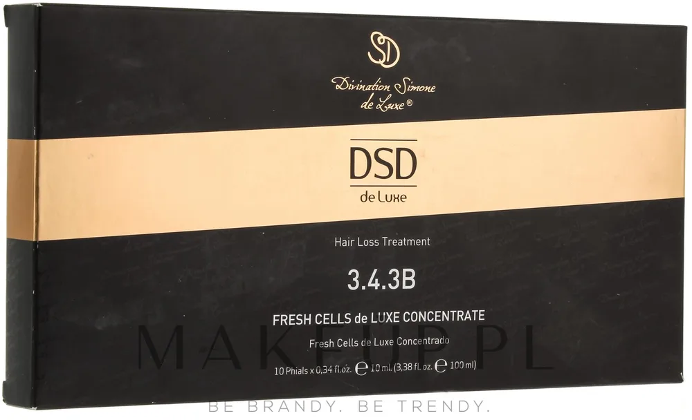 Simone DSD De Luxe Fresh Cells концентрат для кожи головы против выпадения волос N 3.4.3 B несмываемый