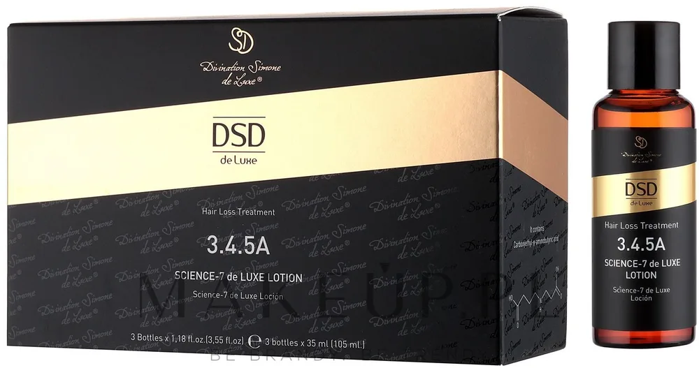 Лосьон для волос Simone DSD De Luxe Science-7 укрепляющий для тонких волос 3 х 35 мл