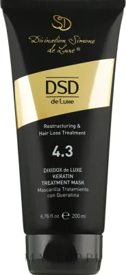 Маска для волос Simone DSD De Luxe Dixidox с кератином, восстановление и уход за кожей головы, с коллагеном и пантенолом