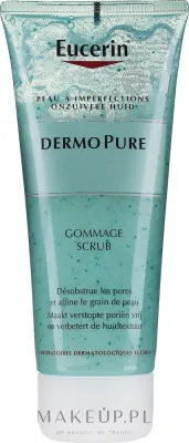Eucerin DermoPurifyer Scrub скраб для лица для кожи с несовершенствами с молочной кислотой и микрогранулами очищающий 100 мл