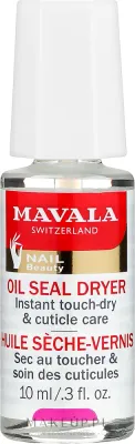 Mavala Oil Seal Dryer масляное средство для сушки лака для ногтей закрепитель масло для кутикулы маникюр 10 мл
