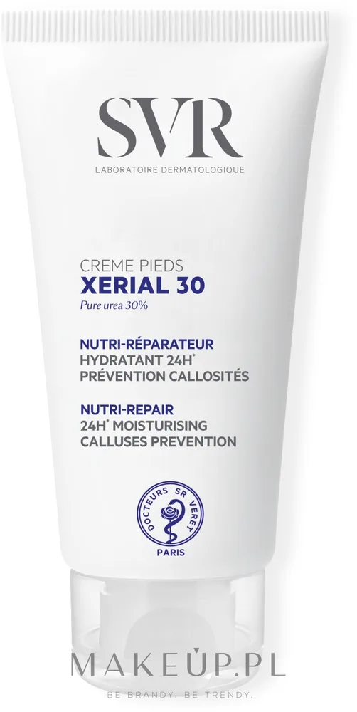 Крем для стоп SVR Xerial 30 Creme Pieds питательный, для сухой кожи, против натоптышей, 50 мл