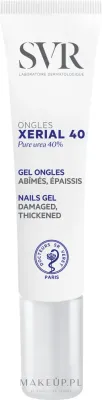 SVR Xerial 40 Ongles Gel гель для ногтей ухаживающий с мочевиной и салициловой кислотой для утолщённых и ребристых ногтей 10 мл