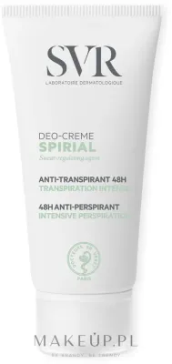 SVR Spirial Creme дезодорант-антиперспирант крем 48 часов 50 мл, средство при повышенном потоотделении для подмышек, ладоней, стоп и лица
