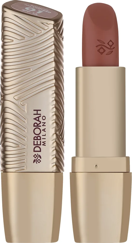 Помада для губ Deborah Milano Red стойкая, оттенок 01
