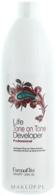 Farmavita Life Tone on Tone Developer 1,5% активатор тон в тон окислительная эмульсия для тонирования волос проявитель 1000 мл