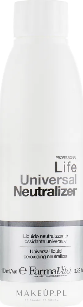 Farmavita Life Universal Neutralizer нейтрализатор для химической завивки волос универсальный фиксатор перманента 1000 мл