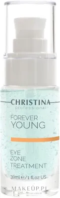 Christina Forever Young Eye Zone Treatment гель для кожи вокруг глаз 30 мл, уходовый гель для век от отёков и тёмных кругов с пептидами и экстрактом василька