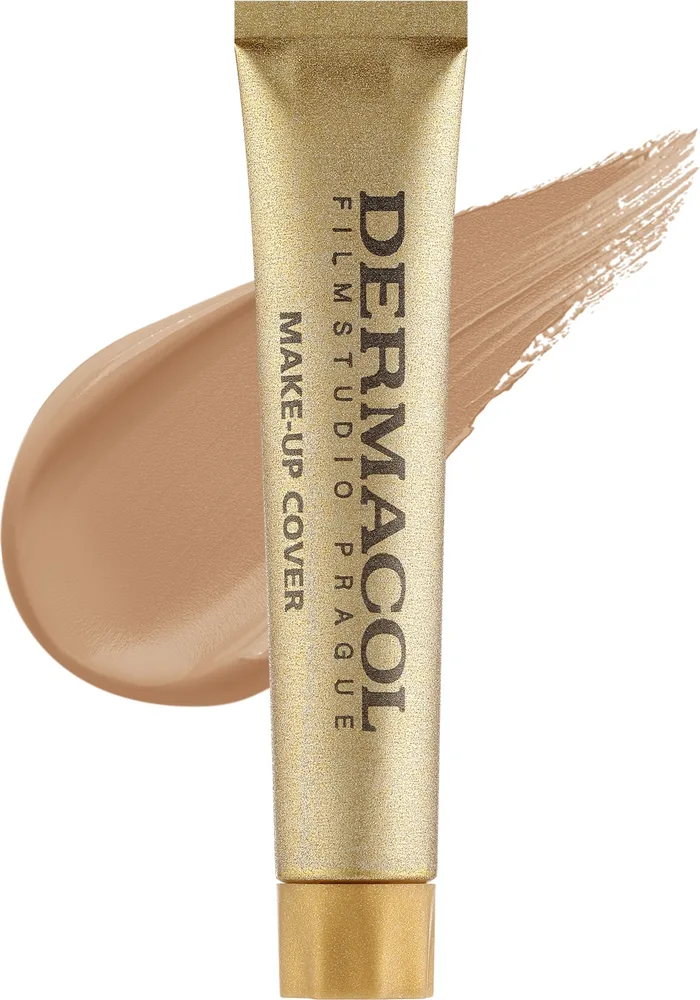 Dermacol Make-Up Cover тональный крем плотного покрытия маскирующая тональная основа для лица консилер контуринг 30 г, оттенок 218