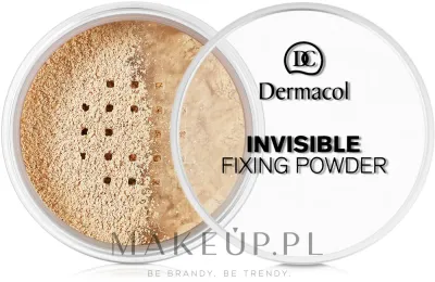 Dermacol Invisible Fixing Powder пудра для лица фиксирующая прозрачная рассыпчатая матирующая универсальная для закрепления макияжа 13 г