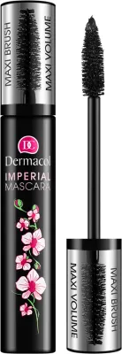 Dermacol Imperial mascara тушь для ресниц объёмная удлиняющая с макси-щёточкой 01 - Black 13 мл