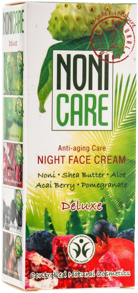 Ночной крем для лица Nonicare Deluxe с маслами и соком нони для зрелой кожи 50 мл