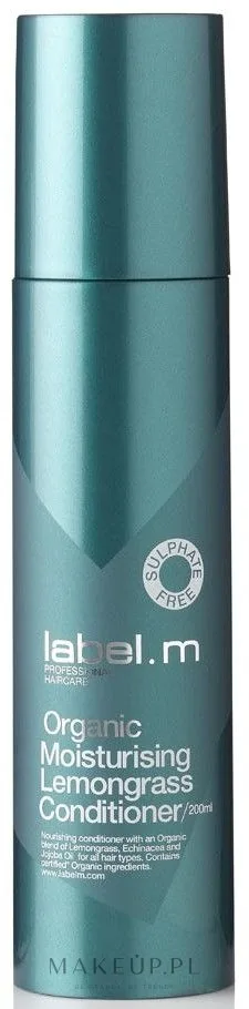 Органический увлажняющий кондиционер для волос с лемонграссом Label.m Organic Moisturising Lemongrass Conditioner 200 мл