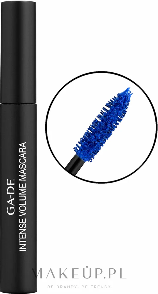 Тушь для ресниц GA-DE Intense Volume для объёма ресниц, оттенок Electric Blue