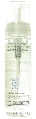 Giovanni Eco Chic Hair Care Natural Mousse пенка мусс для укладки волос средней фиксации с эфирными маслами и соевым протеином 207 мл