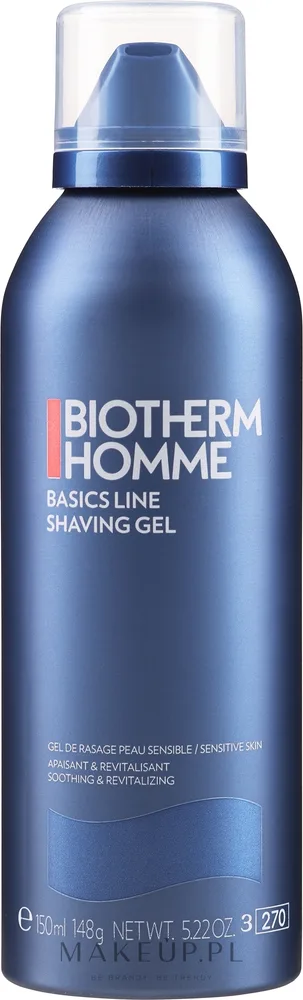 Biotherm Homme гель для бритья мужской для чувствительной кожи с ментолом и аллантоином 150 мл