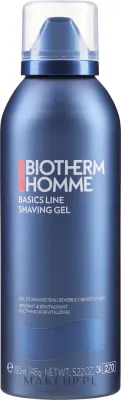 Biotherm Homme гель для бритья мужской для чувствительной кожи с ментолом и аллантоином 150 мл