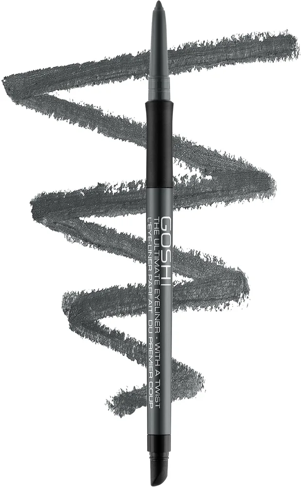 Gosh Copenhagen Automatyczny eyeliner w kredce - Карандаш для глаз Gosh Ultimate Eyeliner With A Twist, оттенок 02 - Raw Grey
