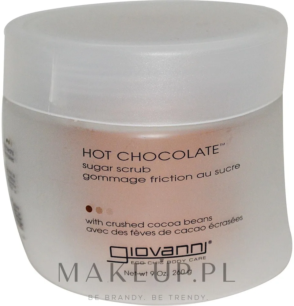 Скраб сахарный для тела Giovanni Hot Chocolate с ароматом горячего шоколада, 260 мл