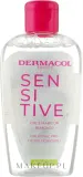 Dermacol Sensitive Eye Make-Up Remover Olive Extract жидкость для демакияжа глаз для чувствительной кожи с экстрактом оливы, 150 мл — фото 3