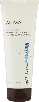 Ahava Deadsea Water пилинг-гоммаж для тела минеральный с водой Мёртвого моря и алоэ 200 мл
