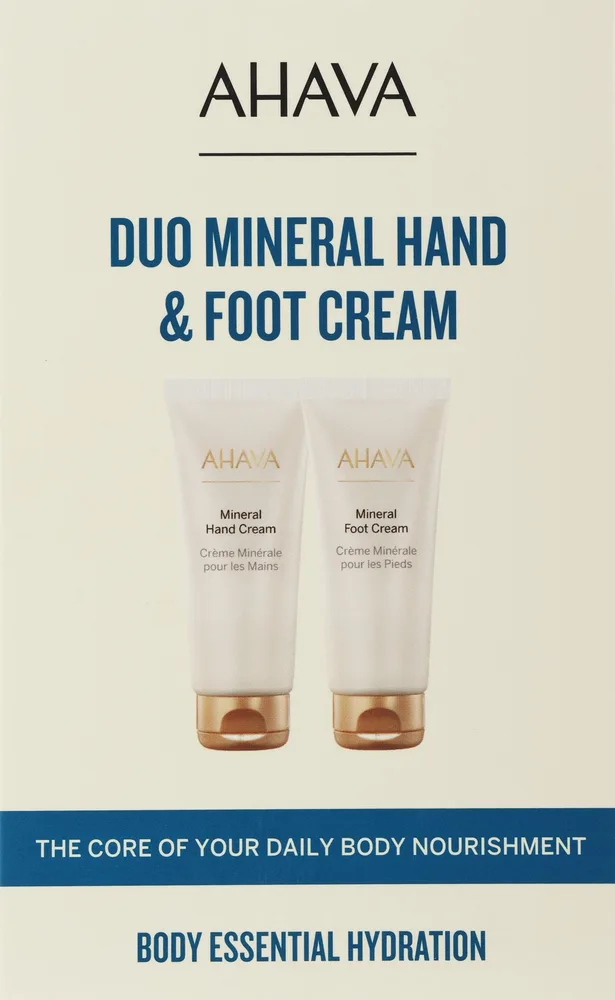 Набор кремов Ahava Kit Duo Water для рук и ног с минералами Мертвого моря 2x100 мл