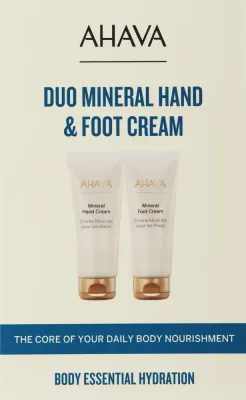 Набор кремов Ahava Kit Duo Water для рук и ног с минералами Мертвого моря 2x100 мл