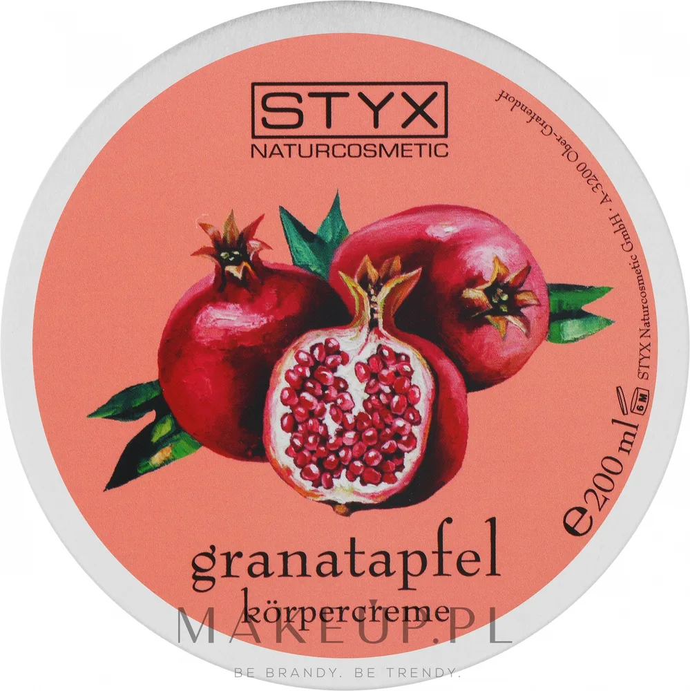 Крем для тела Styx Naturcosmetic Pomegranate с маслом граната и оливы 200 мл