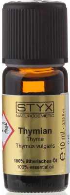 Эфирное масло тимьяна Styx Naturcosmetic Thyme для ароматерапии, ингаляций и массажа 10 мл