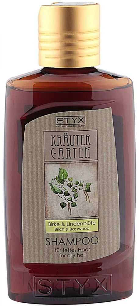Styx Naturcosmetic Styx Naturcosmetic Shampoo Birch & Basswood - Лечебный шампунь Styx Birch & Basswood для жирных волос с берёзой и липой, 200 мл