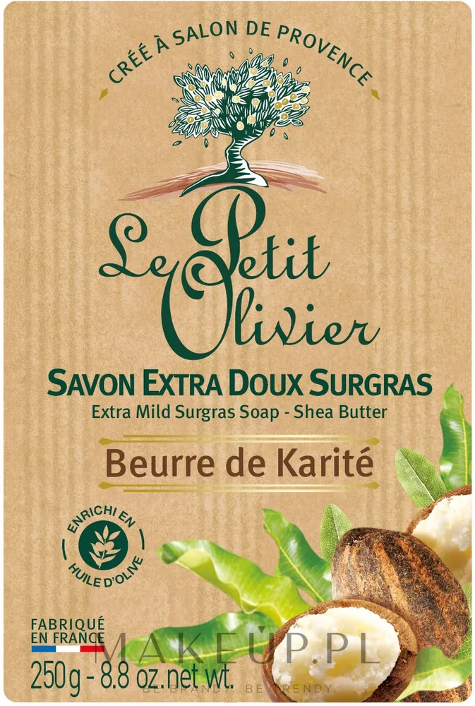 Косметическое мыло Le Petit Olivier с маслом ши питательное, 250 г