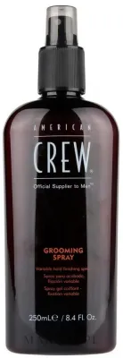 American Crew Classic Grooming Spray спрей-гель для укладки волос 250 мл, мужской стайлинг сильной фиксации, спрей для причёски