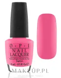 OPI лак для ногтей классический глянцевый цветной 15 мл, оттенок B35 - Charged Up Cherry — фото 1