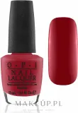 OPI лак для ногтей классический глянцевый цветной 15 мл, оттенок A70 - Red Hot Rio — фото 1