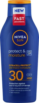 Увлажняющий солнцезащитный лосьон для тела SPF 30 NIVEA SUN Protect & Moisture