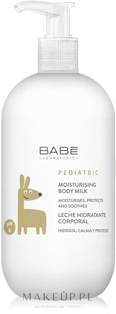 Babe Laboratorios Pediatric Moisturising Body Milk молочко для тела детское увлажняющее с ромашкой календулой и алоэ 500 мл
