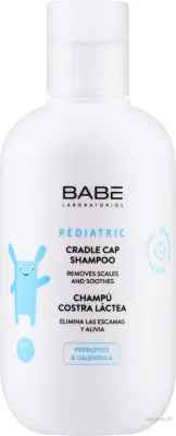 Детский шампунь против себорейных корочек Babe Laboratorios Pediatric Cradle Cap Shampoo 200 мл