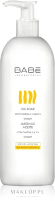 Масляное мыло Babe Laboratorios Oil Soap для сухой и атопичной кожи без воды и щёлочи, 500 мл
