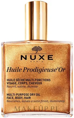 Сухое масло Nuxe Huile Prodigieuse Or мерцающее для лица тела и волос 50 мл