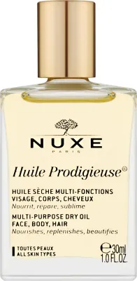 Сухое масло Nuxe Huile Prodigieuse для лица тела и волос 7 масел