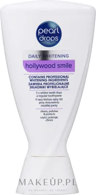 Pearl Drops Hollywood Smile Ultimate Whitening зубная паста отбеливающая с фтором и перламутровой пудрой, 50 мл