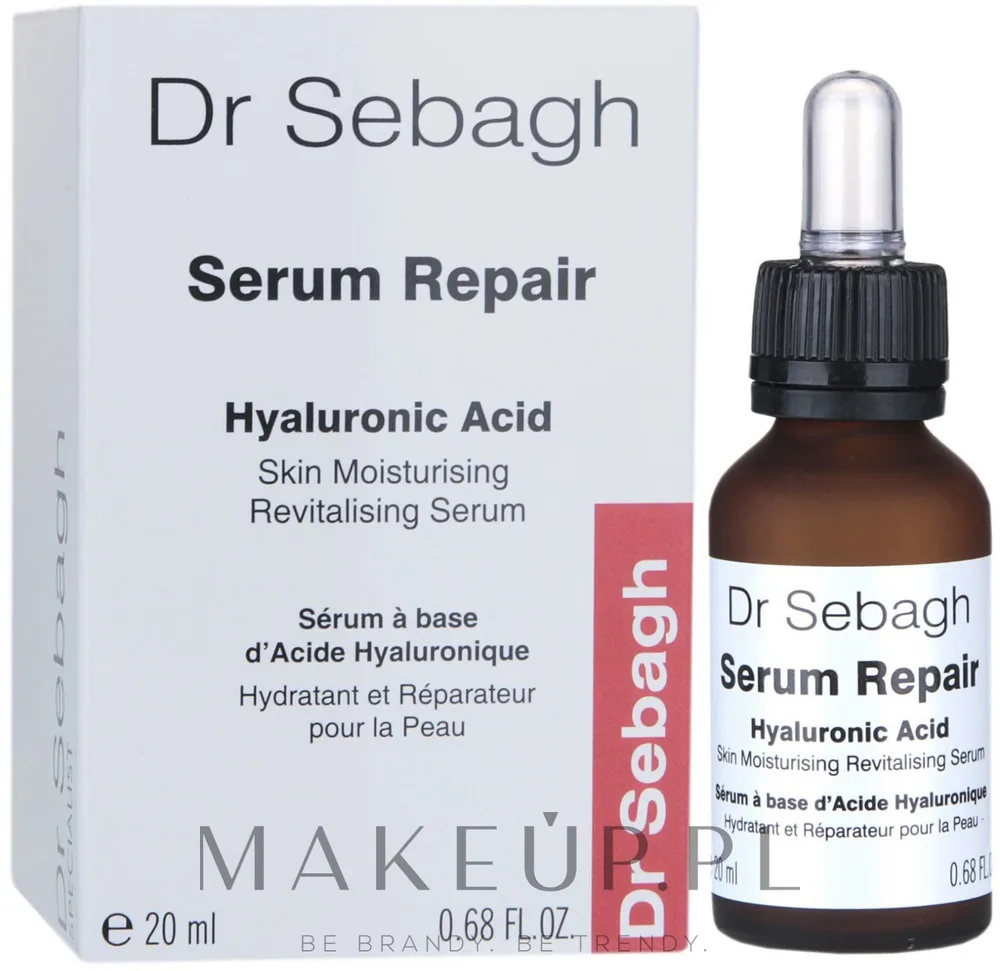 Сыворотка для лица Dr Sebagh Serum Repair восстанавливающая с коллагеном и гиалуроновой кислотой 20 мл