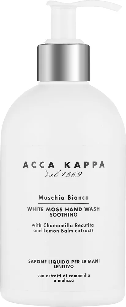 Жидкое мыло для рук Acca Kappa White Moss Hand Wash с ромашкой и мелиссой, 300 мл