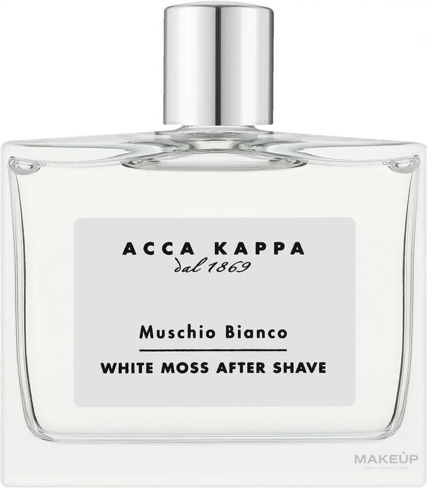 Acca Kappa White Moss Lotion After Shave лосьон после бритья 100 мл, мужской тонизирующий лосьон с гамамелисом и алоэ, уход за кожей лица после бритья