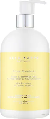Гель-пена для душа и ванны Acca Kappa Green Mandarin Bath Foam & Shower Gel, 500 мл
