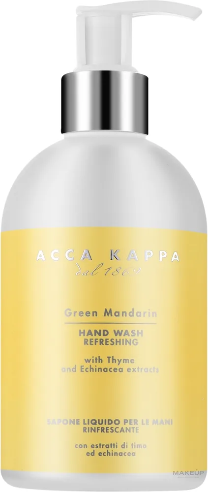 Жидкое мыло для рук Acca Kappa Green Mandarin с ароматом зелёного мандарина, 300 мл