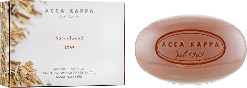 Туалетное мыло Acca Kappa Sandalwood с ароматом сандалового дерева, 150 г